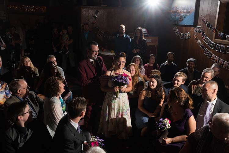 Artistic Alternative  Wedding  Reflects Chicago  Couple s 