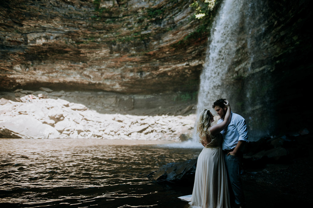 Steamy Waterfall Engagement Is Couple Goals I Do Yall