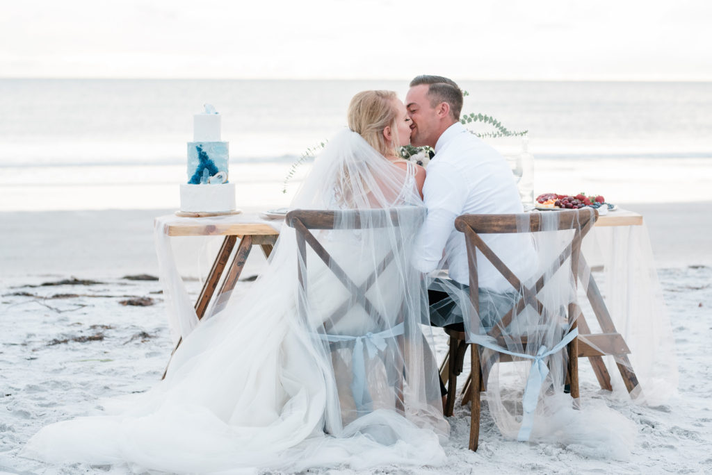 Serene Blue Beach Elopement | photo by Amanda Zabrocki Photography | featured on I Do Y'all