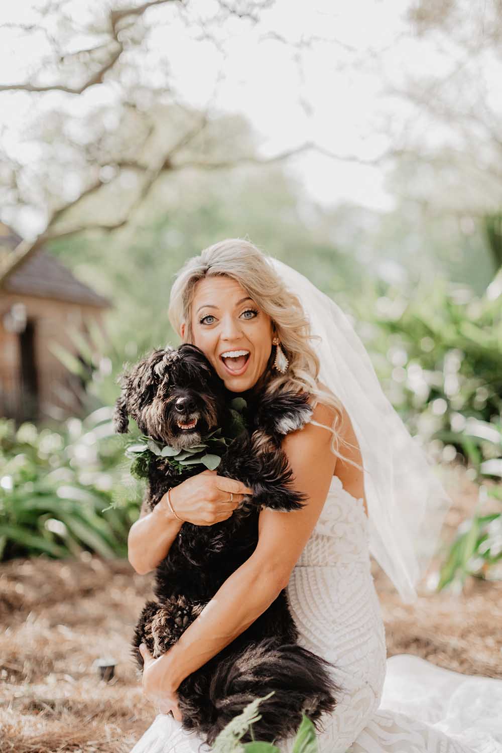 Bride & Dog Photo | photo by Emily Green Photography | featured on I Do Y'all