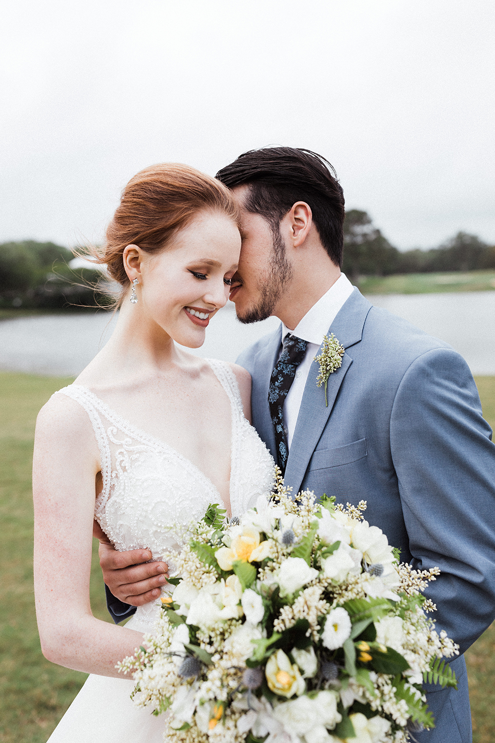 Timeless Wedding Inspo with Classic Blue Details | photo by Ash Simmons Photography | featured on I Do Y'all