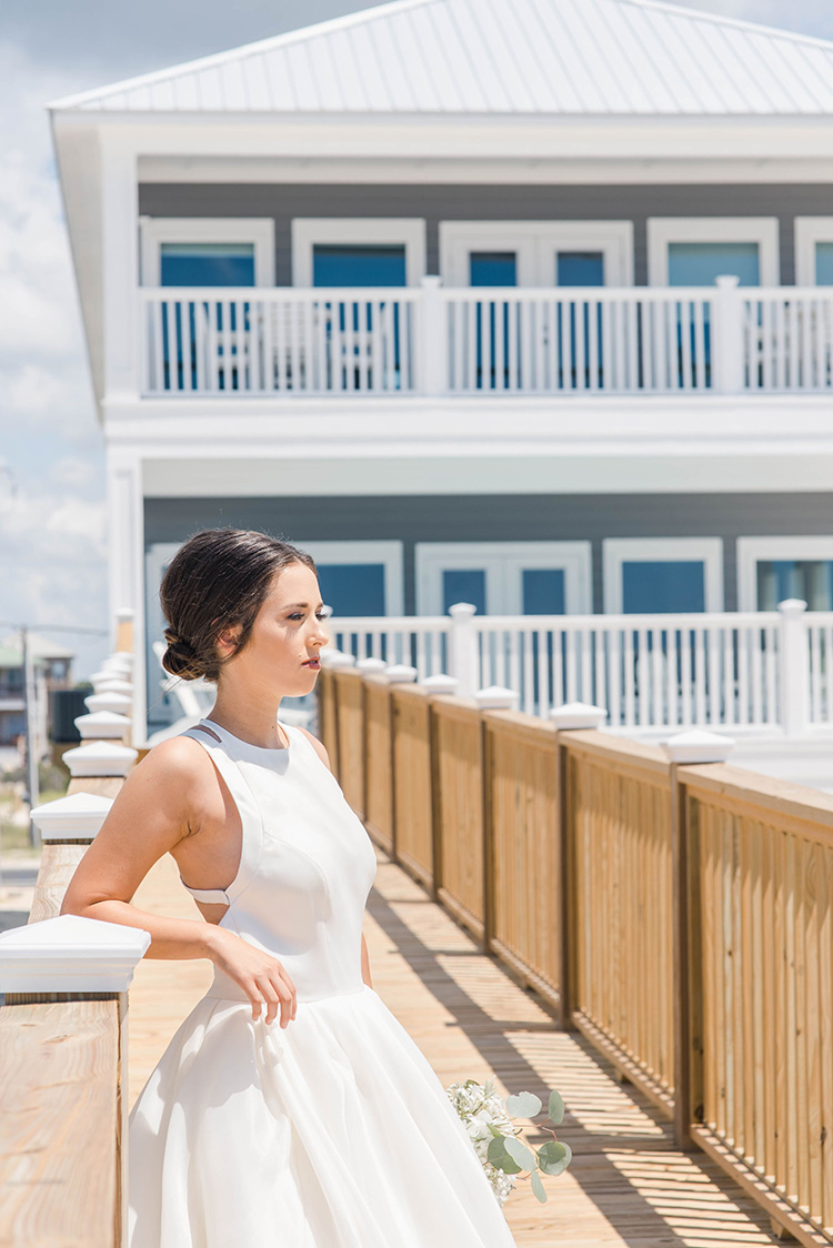 Bride at Beach House | featured on I Do Y'all