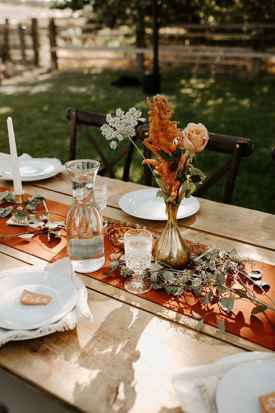 Al Fresco Dinner Wedding Reception | photo by Autumn Nicole Photography | featured on I Do Y'all
