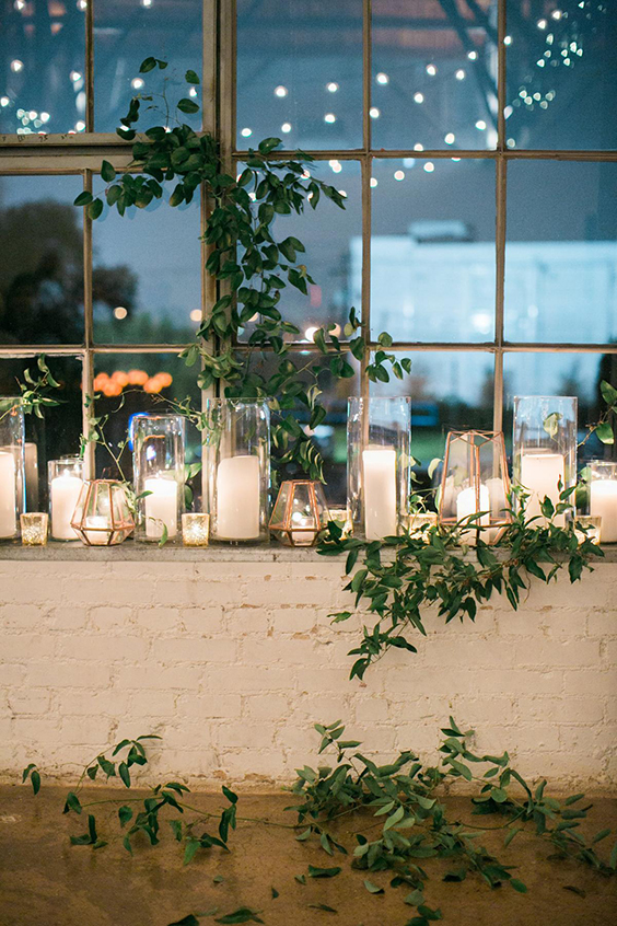 Candle Wedding Decor | photo by Jessica Gold Photography | featured on I Do Y'all