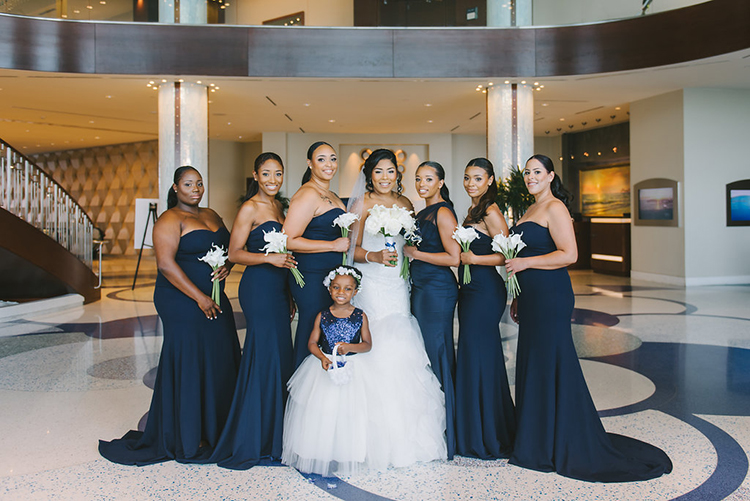 Elegant Navy Bridesmaids Dresses | photo by Kera Photography | featured on I Do Y'all