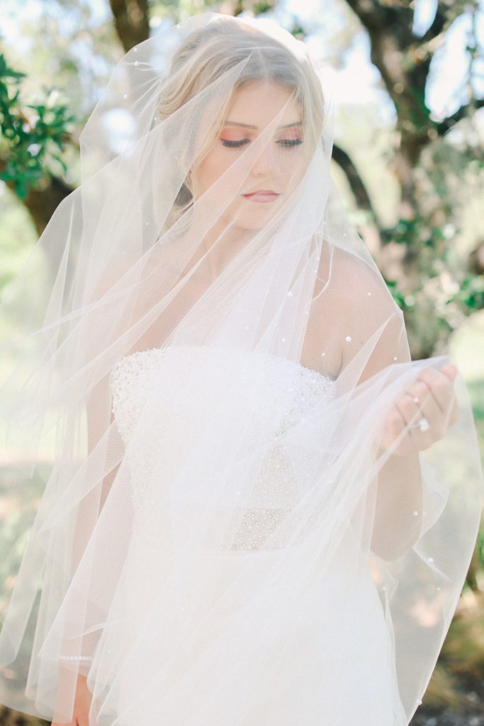 A Peachy Modern Take on the Classic Bridal Look - I DO Y'ALL