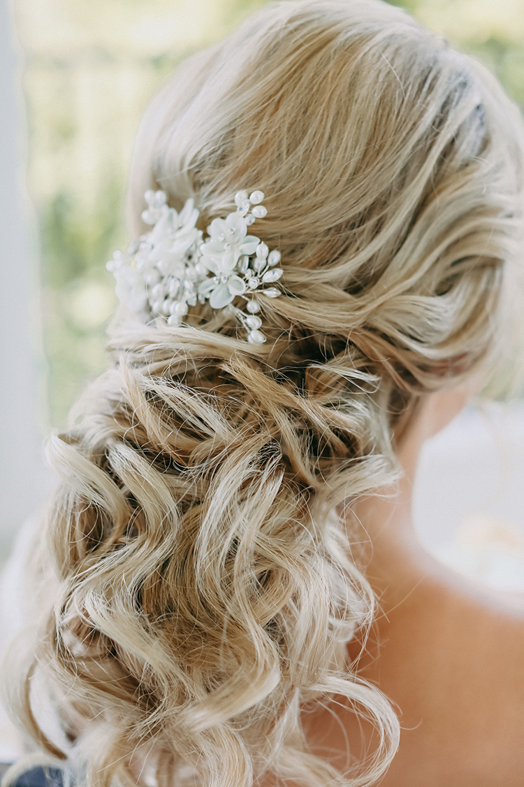 Loosely Curled Wedding Updo | photo by Pendo Photography | featured on I Do Y'all 