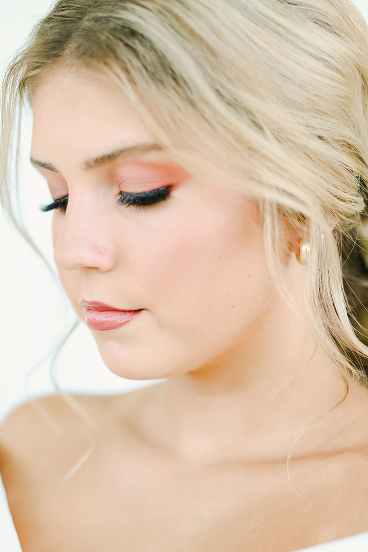 Peach Wedding Makeup | photo by Pendo Photography | featured on I Do Y'all 