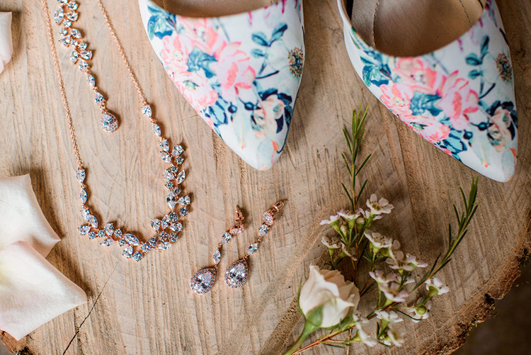 Floral wedding heels | photo by John Myers Photography | featured on I Do Y'all