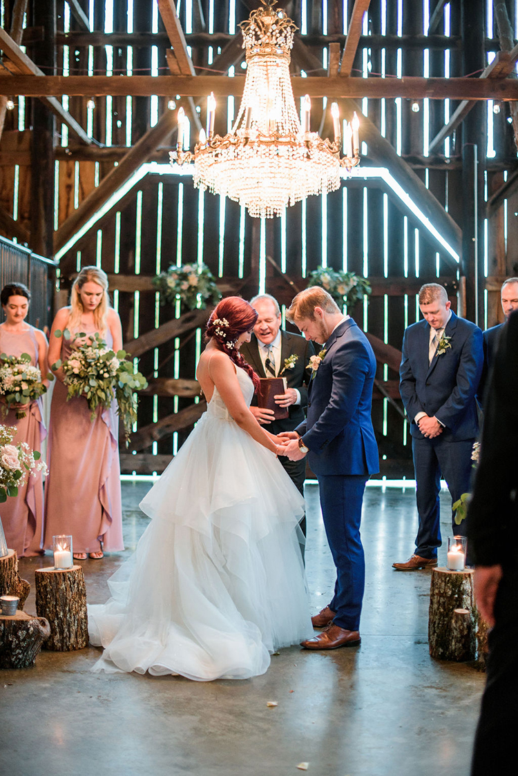 Prayer during wedding ceremony | photo by John Myers Photography | featured on I Do Y'all