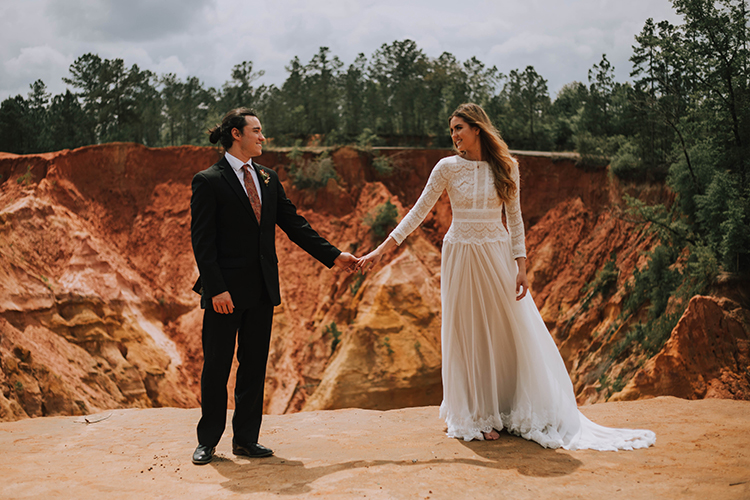 Dreamy Boho Red Bluff Elopement | photo by The Youngs | featured on I Do Y'all