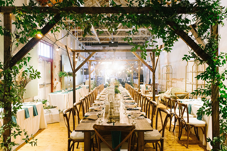 Greenery Covered Head Table at Wedding | photo by Staci Lewis Photography | featured on I Do Y'all