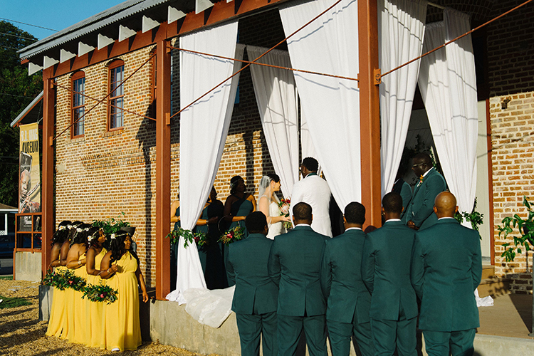 Wedding at Industrial Wedding Venue | photo by Staci Lewis Photography | featured on I Do Y'all