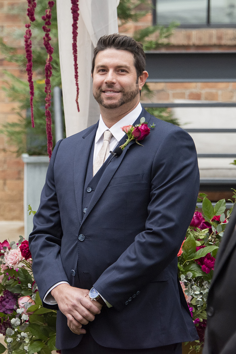 Groom Watching Bride Walk Down the Aisle | photo by Jessica Merithew Photography | featured on I Do Y'all