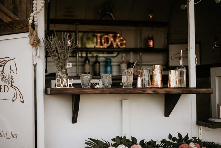 Antique Glasses at Boho Ranch Wedding | photo by Shelbi Ann Imagery | featured on I Do Y'all