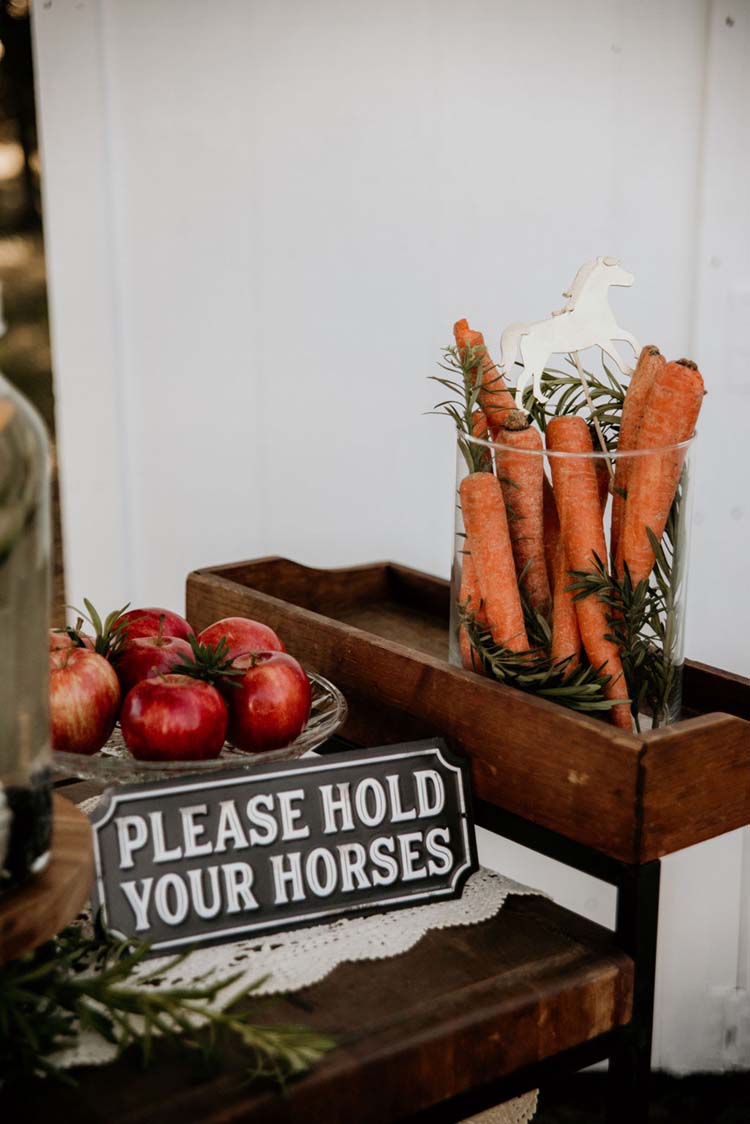 Horse Decor Details at Boho Ranch Wedding | photo by Shelbi Ann Imagery | featured on I Do Y'all