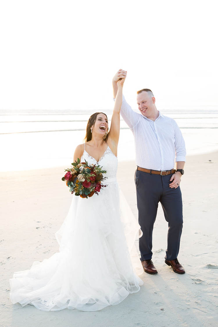 Sunrise Beach Elopement | photo by  Dreamscape Photography, LLC