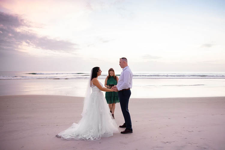 Sunrise Beach Elopement | photo by  Dreamscape Photography, LLC