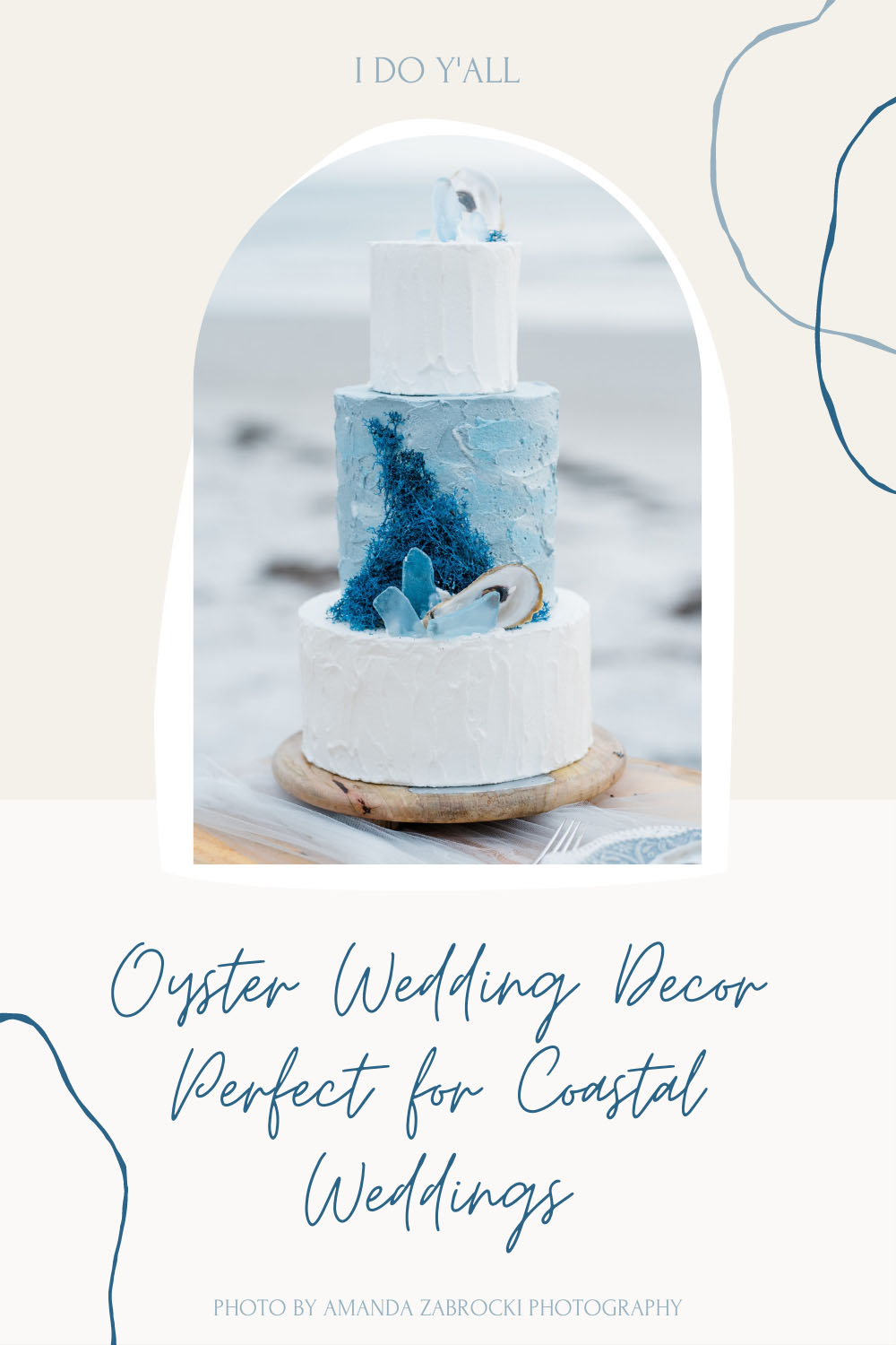 Oyster Wedding Decor Perfect for Coastal Weddings | photo by Amanda Zabrocki Photography