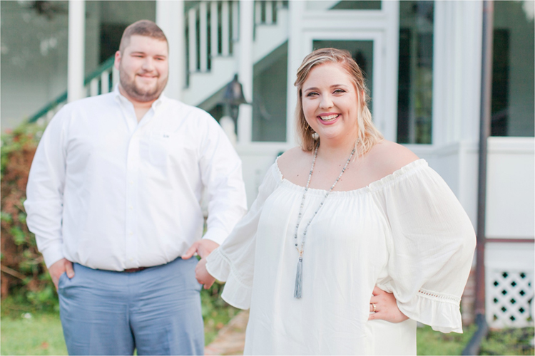 Sweet Historic Home Engagement Photos at Swift-Coles Historic Home | photo by Anna Filly Photography