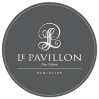 Gray Circle Logo-Le Pavillon